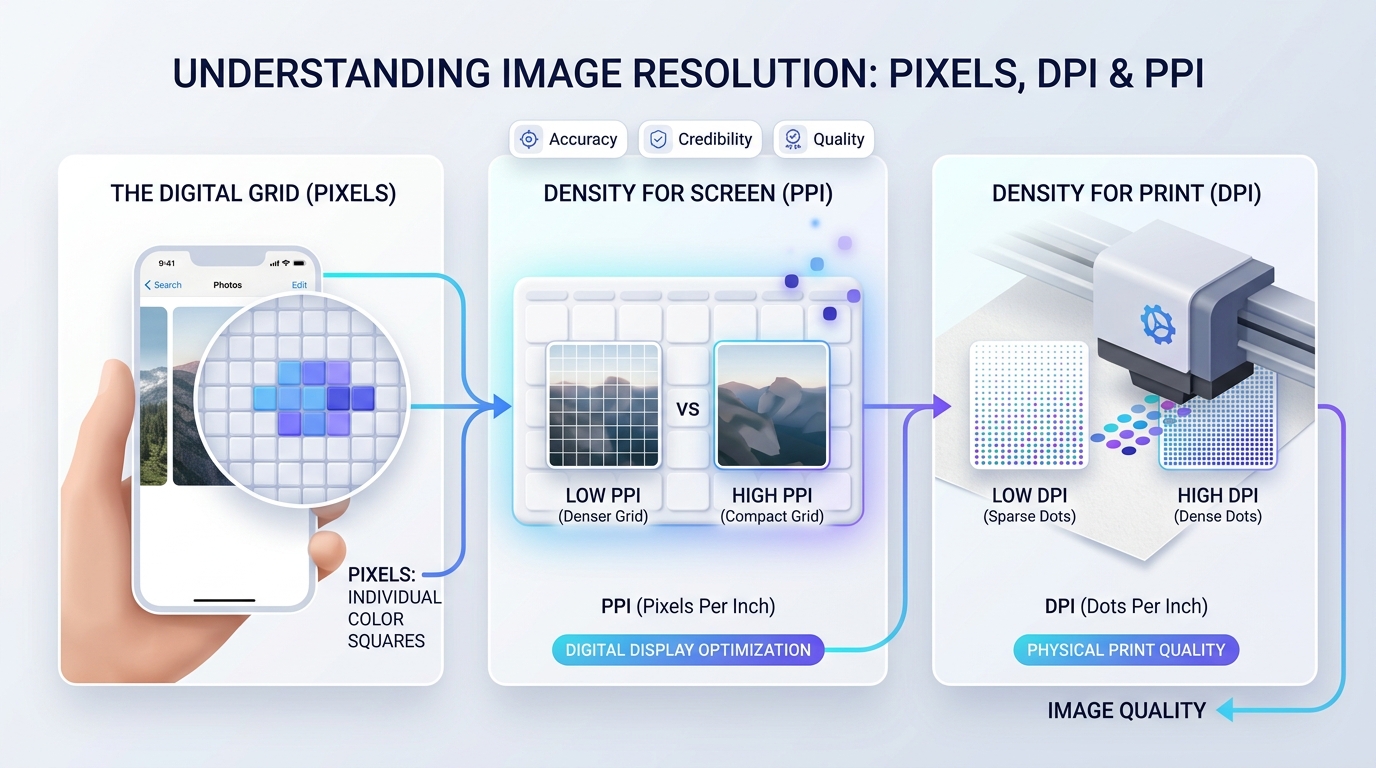 What Is Image Resolution? Pixels, DPI and PPI Explained